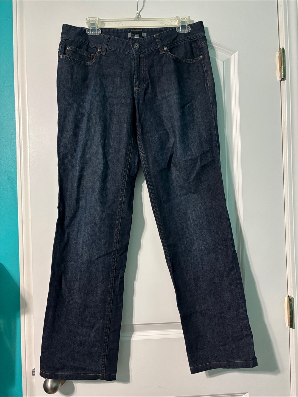 Ann Taylor Dark Indigo Curvy Fit Jeans